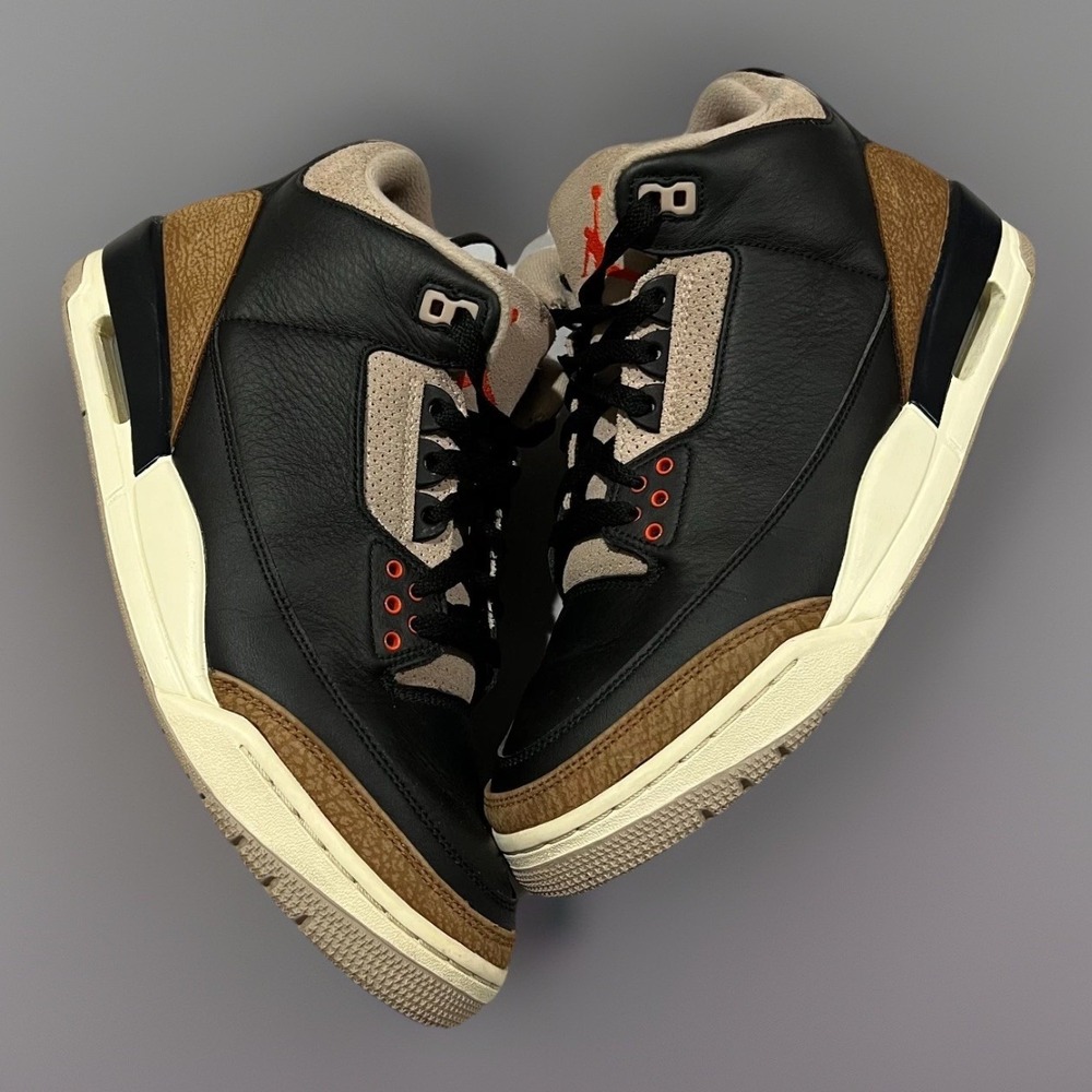 Nike Air Jordan 3 Retro Desert Elephant Mens CT8532-008 Black Shoes Size 10.5